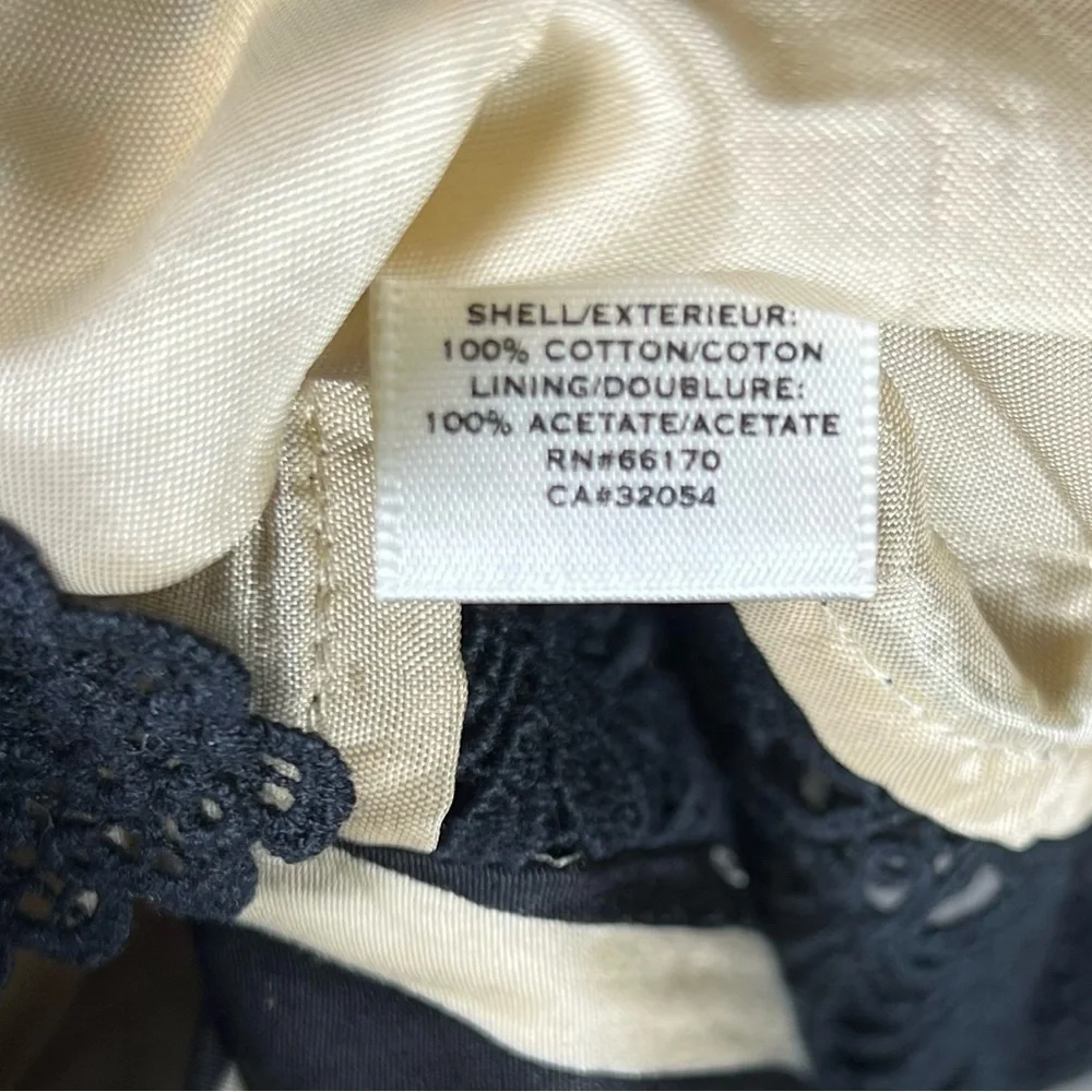 Moulinette Soeurs Strapless Dress in Black and Cream - Picture 9 of 10